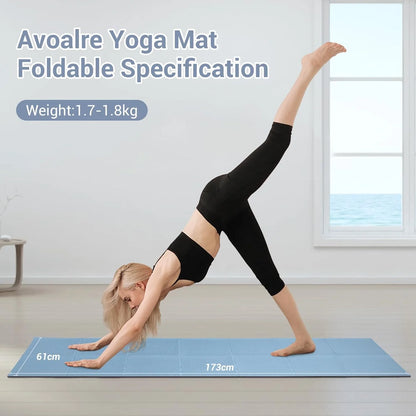 Yoga Mat-Wave pattern and folding