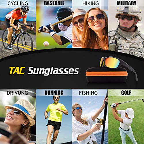 Avoalre Cycling Glasses Sports Ski Sunglasses, Polarised, TR90 Frame